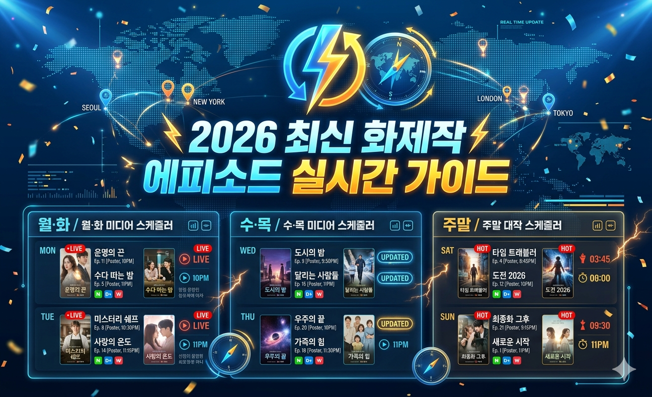 최신 드라마 에피소드 실시간 가이드